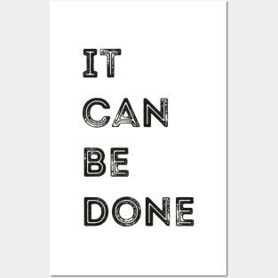 It can be Done - Motivated Posters and Art